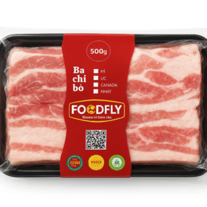 Ba chỉ bò Foodfly. 500g (cắt dải lát)