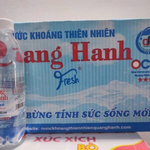 Nước khoáng thiên nhiên Quang Hạnh. 500ml x 25 chai