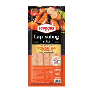 Lạp Xưởng Tươi Trứng Cá Tobiko – LC Foods (600g)