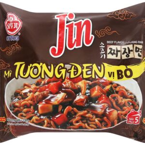 Mì Jin Tương Đen Vị Bò. 135g x 20 gói